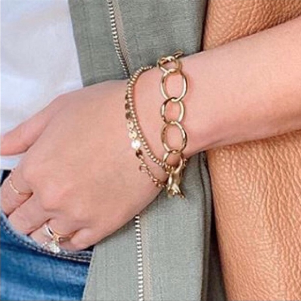 ✨NWT BaYou With Love Oval Chain Bracelet